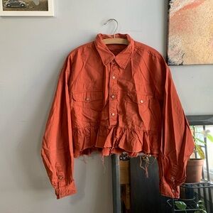 Peplum Western Shirt